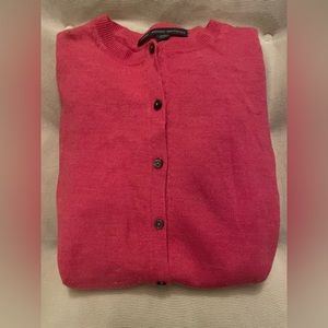 Beautiful Pink and Navy Brooks Brothers Sweater